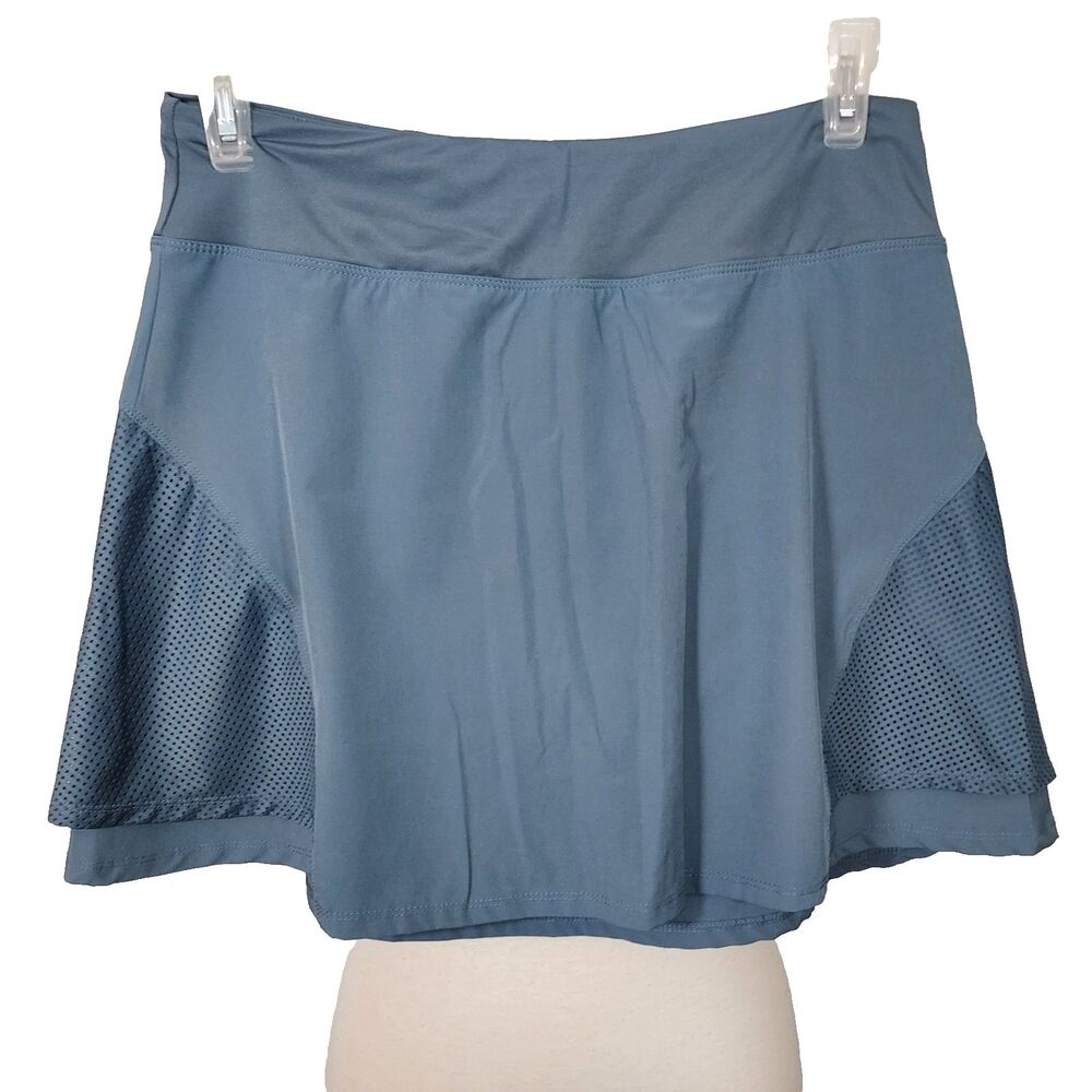 Marika Skort Active Wear Tennis Golf Pickleball Womens size Large Gray Stretch